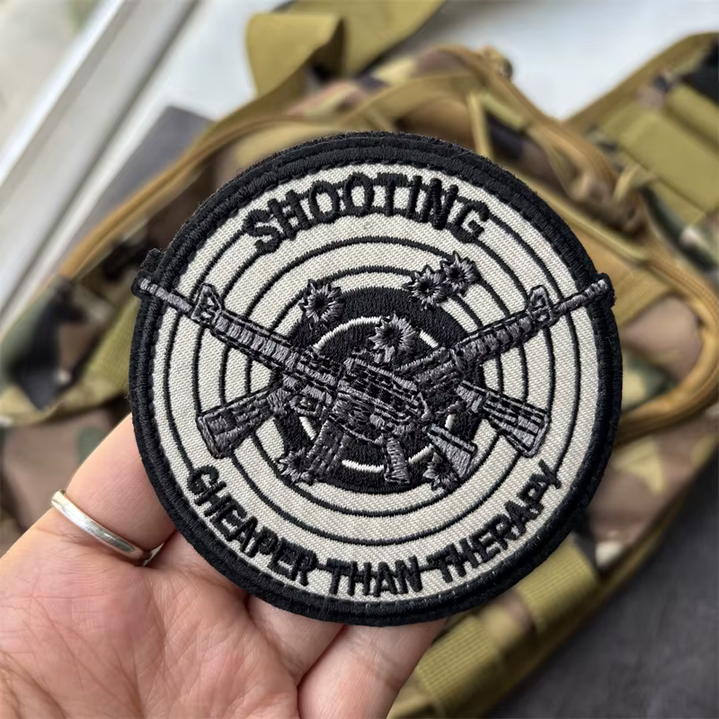 Parche táctico bordado gancho y bucle insignia moral militar - imagen 4