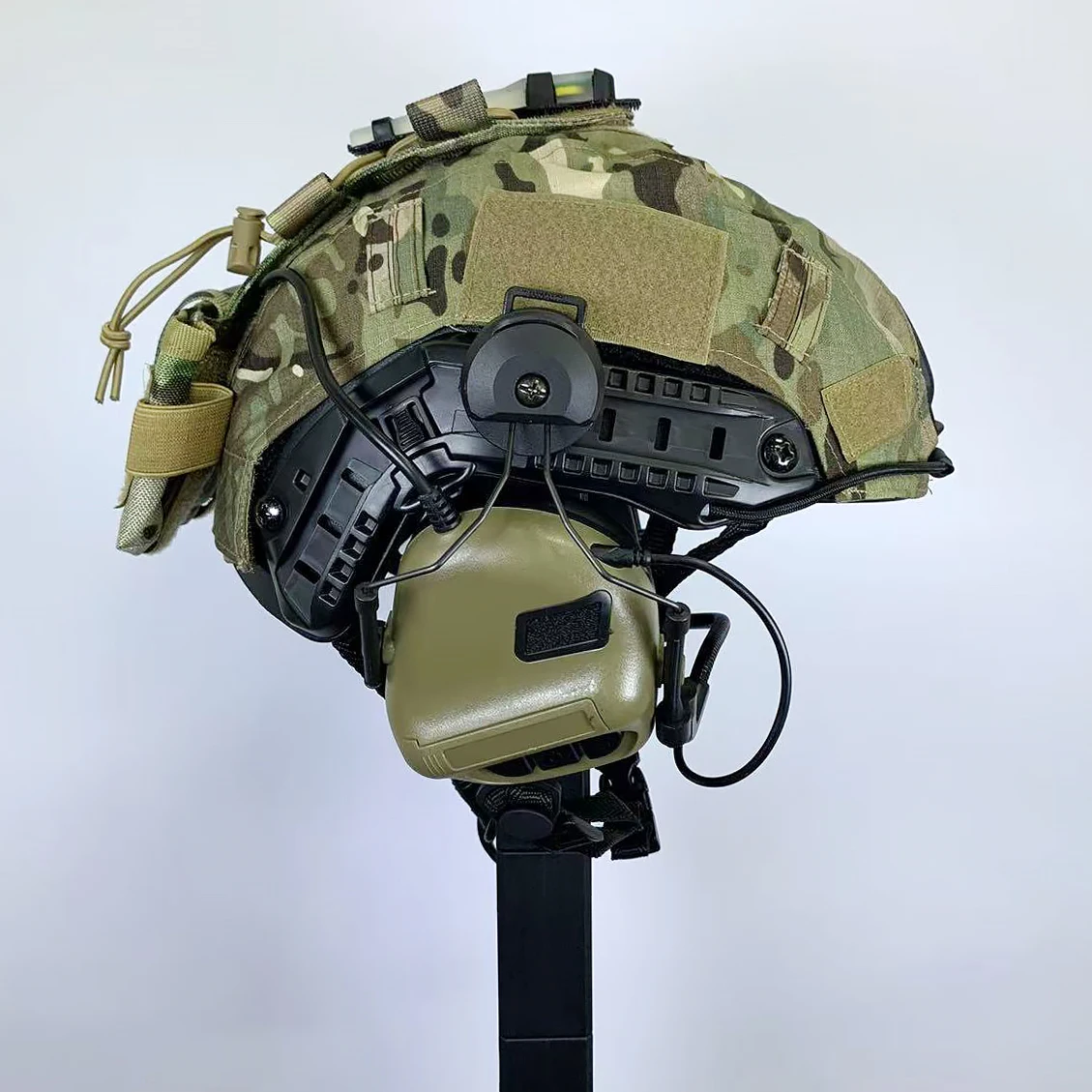 Casco táctico airsoft paintball con arnés de suspensión rápido - imagen 5