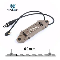 Interruptor remoto táctico presión para linterna Mlok Keymod DBAL