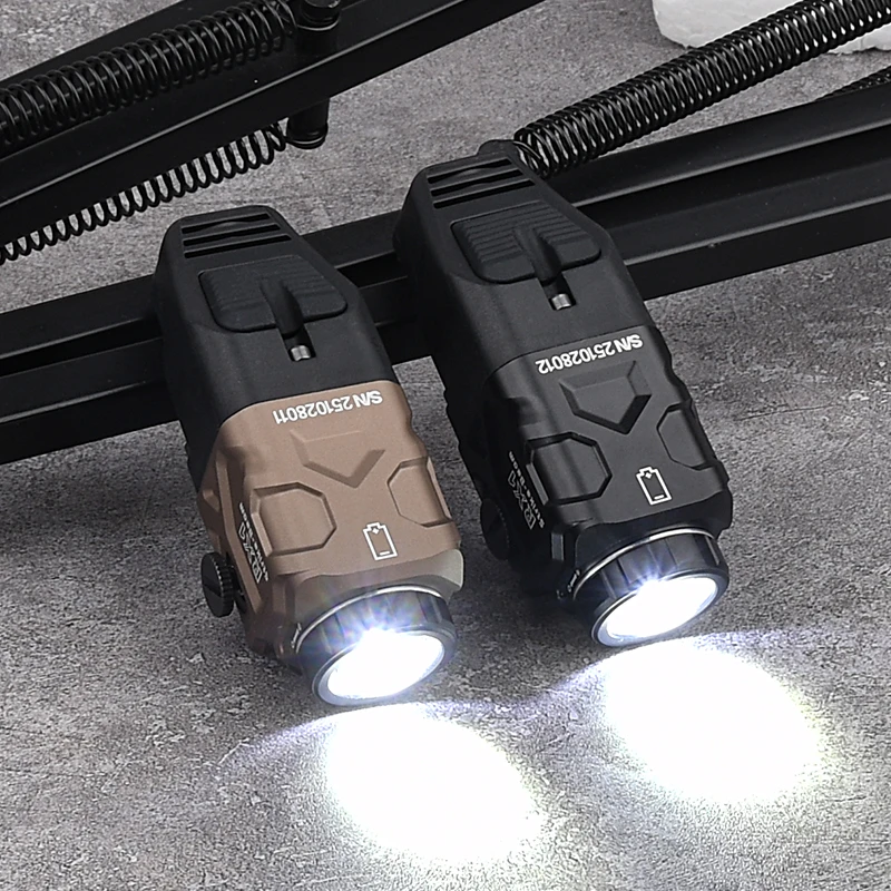 WADSN PX1 linterna táctica mini LED blanco para Airsoft con Picatinny - imagen 3