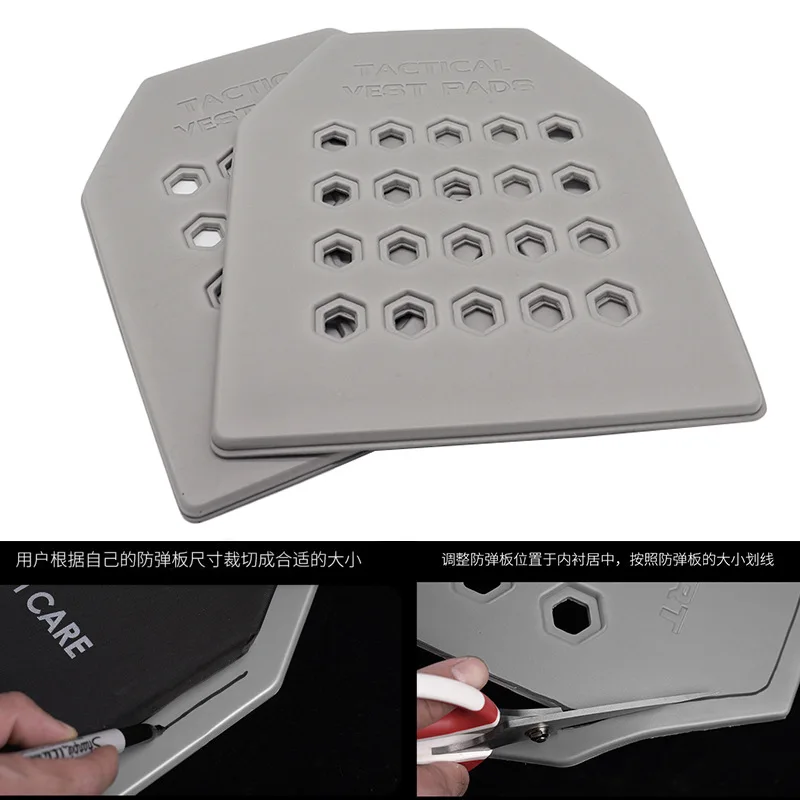 Tablero antibalas para chaleco táctico ultrafino con inserto deflector - imagen 4