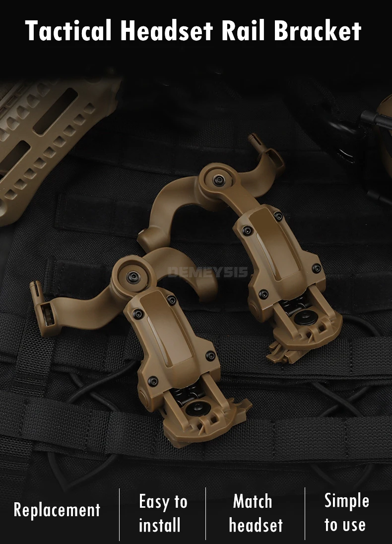 Kit de soporte para auriculares con rotación de 360 grados - Vista general del producto