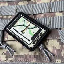 Parche táctico ruso Size Matters con gancho y bucle para mochila
