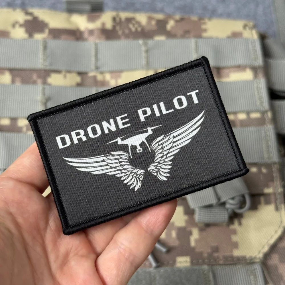 Parche táctico operador UAV – Insignia gancho-bucle para mochila militar - imagen 2