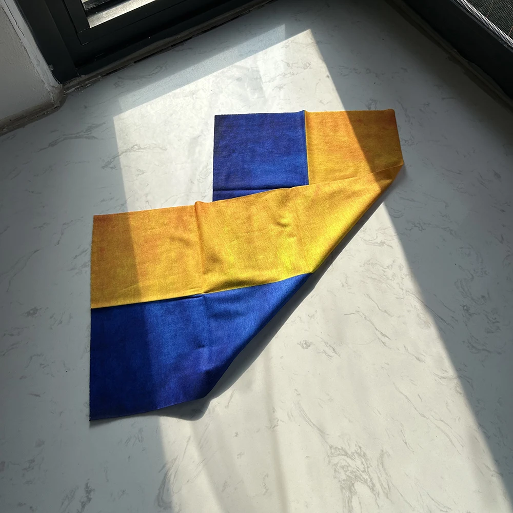 Pañuelo multifuncional sin costuras bandera Ucrania cortavientos - imagen 4