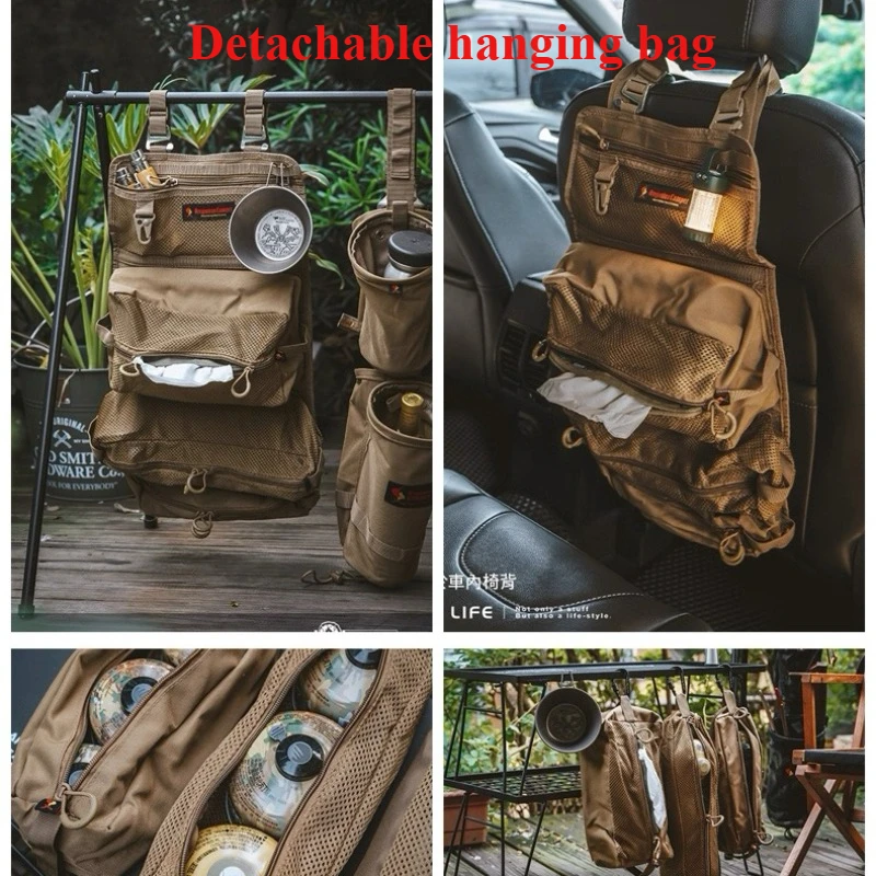 Bolsa MOLLE colgante alta capacidad para equipo de acampada - imagen 3