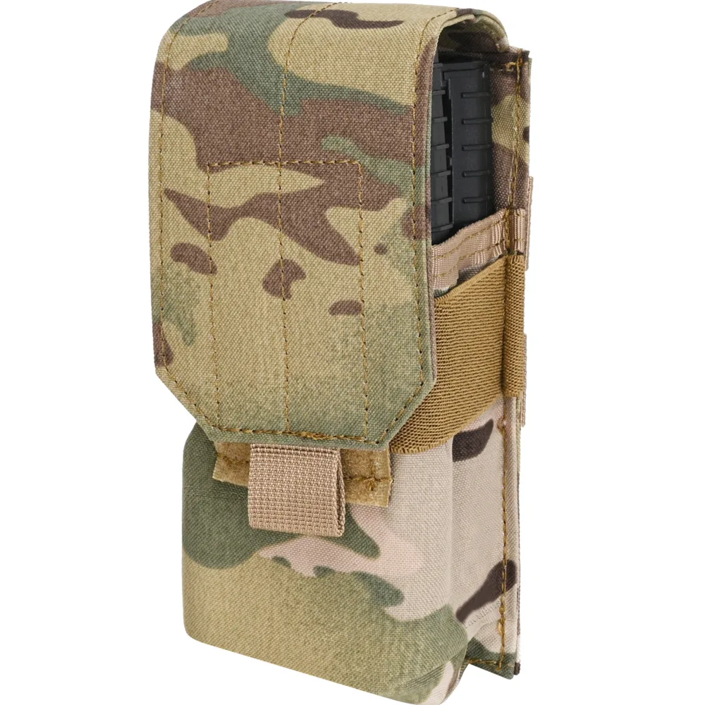 Funda MOLLE con solapa para cargador M4 5,56, munición pila simple - imagen 2