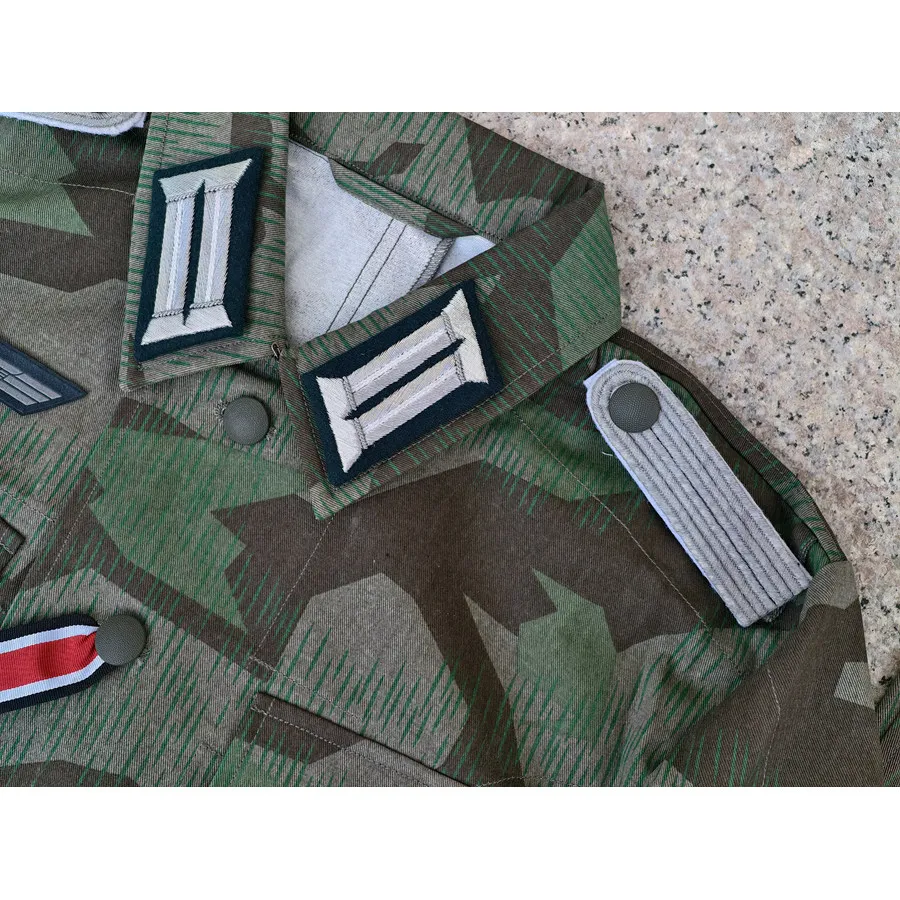 Uniforme militar M43 alemán camuflaje dividido capitán con pantalón - imagen 2