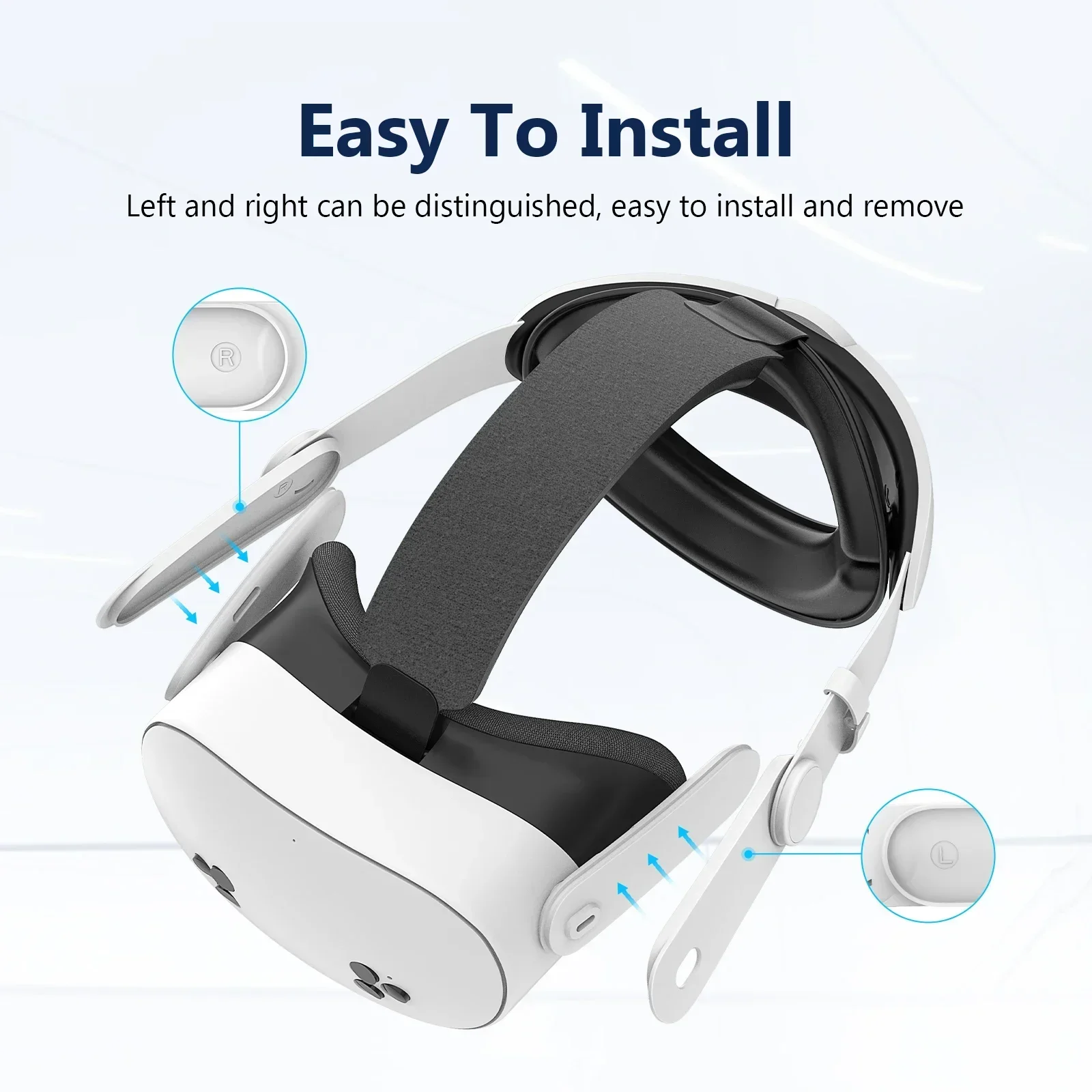 Correa ajustable Elite para Oculus Quest 3S compatible con Meta Quest 3 - imagen 5