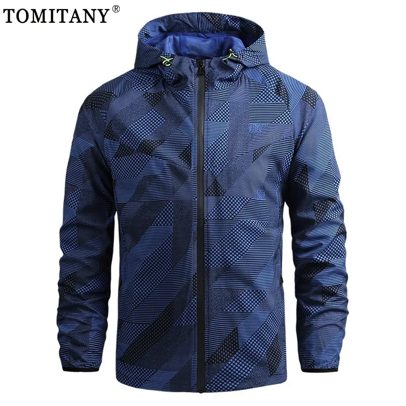 Chaqueta camuflaje cortavientos con capucha – Ligera para exteriores