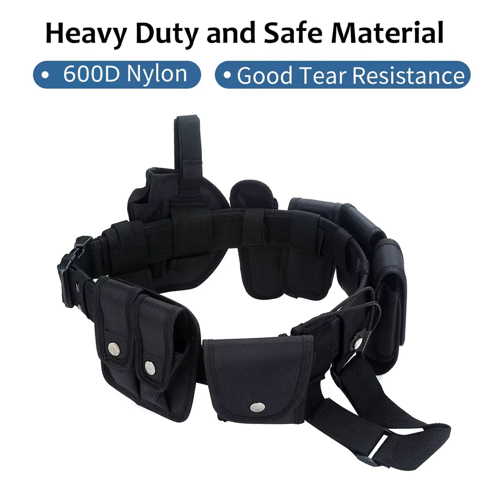 Cinturón táctico MOLLE impermeable para guardia seguridad - imagen 2