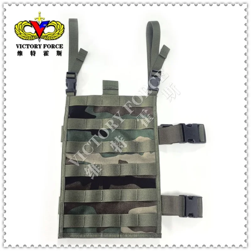 Panel MOLLE para pierna selva multicolor