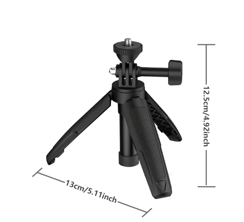 Trípode selfie extensible de aluminio con soporte para móvil y cámara - imagen 2