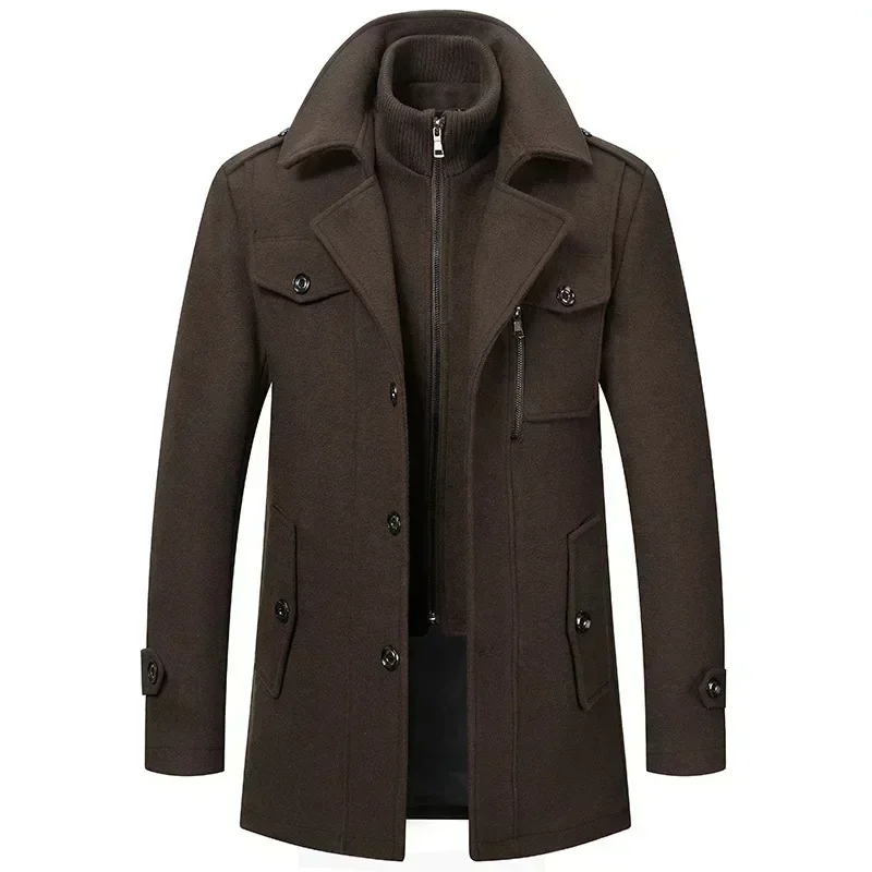 Cárdigan Lana Táctica Hombre – Invierno Outdoor Manga Larga - imagen 2