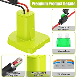 Adaptador Power Wheels para batería Ryobi compatible