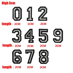 Parche táctico LED Velcro con letras y números para mochila MOLLE