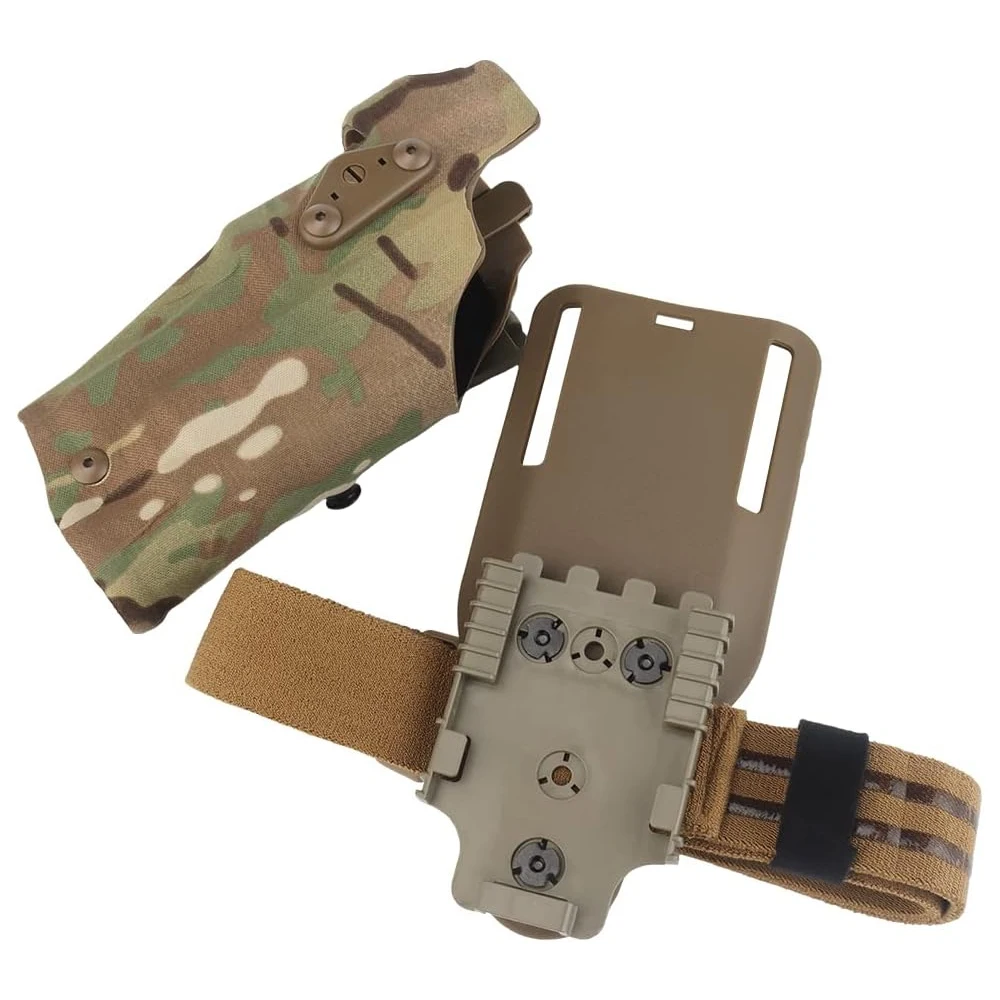 Funda táctica para pistola Glock izquierda con bloqueo rápido y X300 - imagen 3
