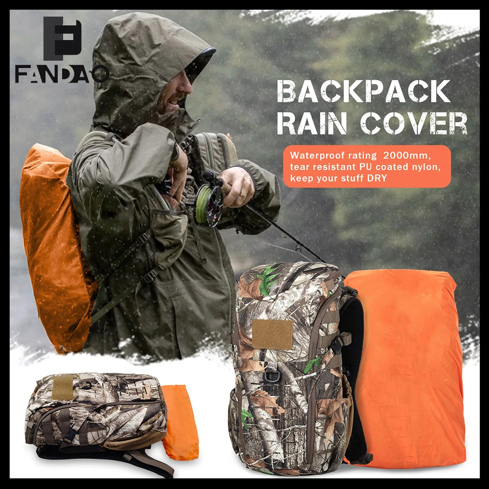 Mochila táctica MOLLE de camuflaje impermeable para caza y airsoft - imagen 2