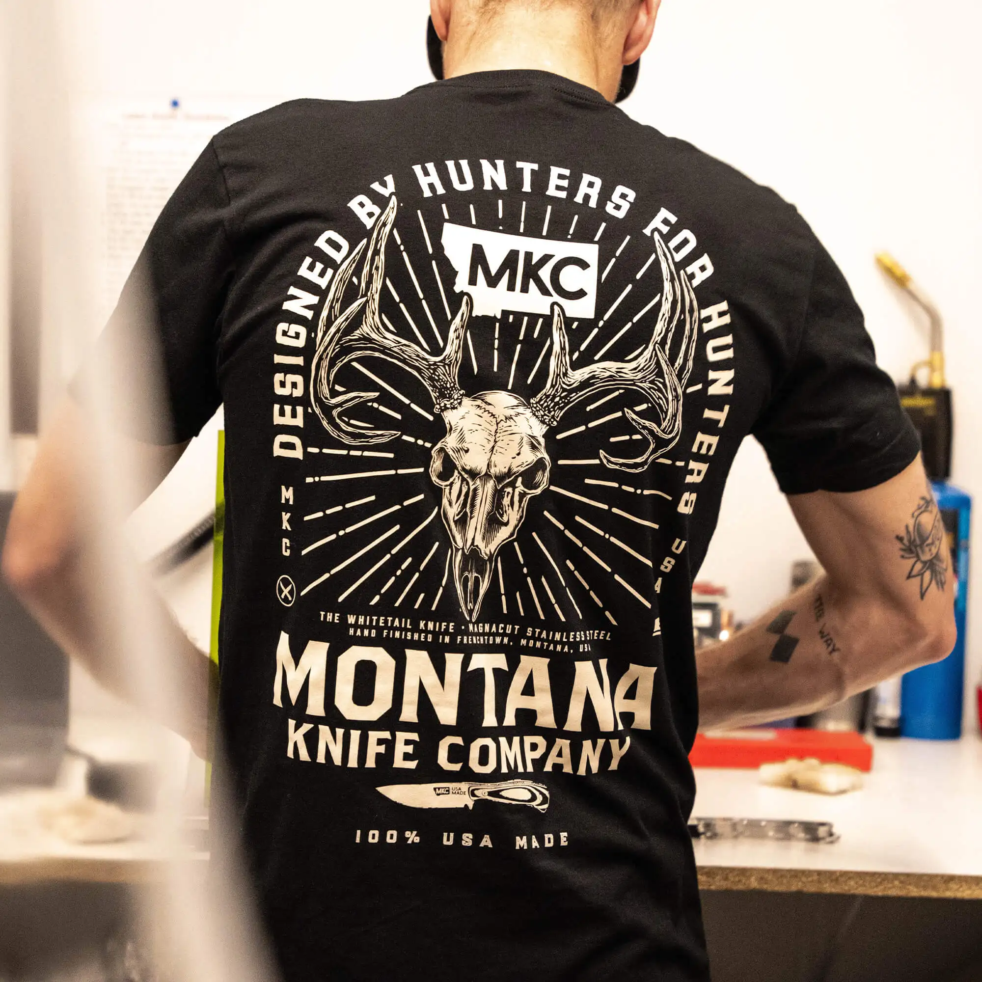 MKC WHITETAIL Camiseta táctica unisex premium urbano cómodo - imagen 4
