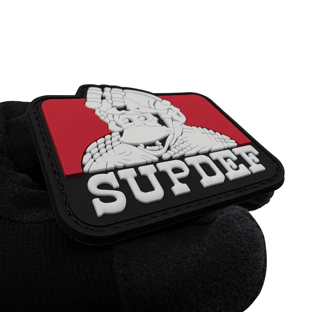 SupDef Parche moral PVC gorila táctico – Equipamiento militar - imagen 3