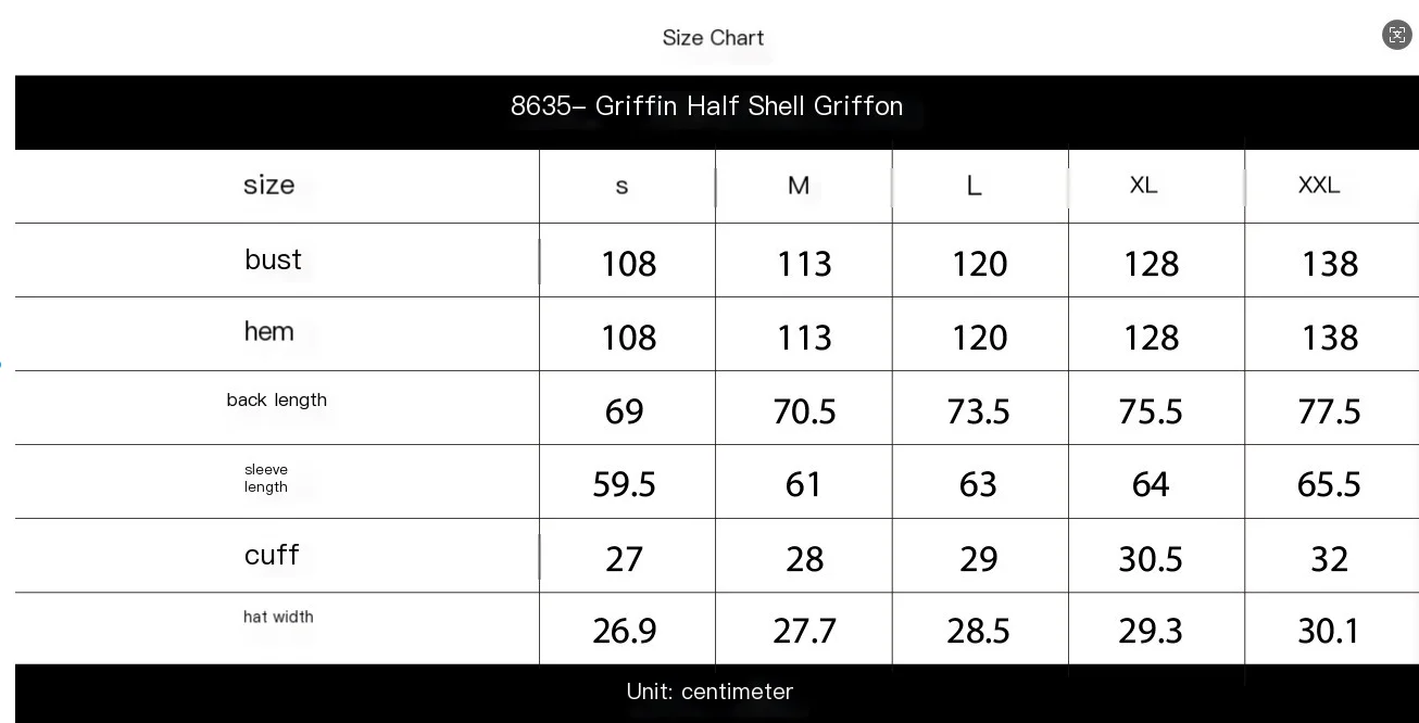 Diseño y corte del griffon half shell