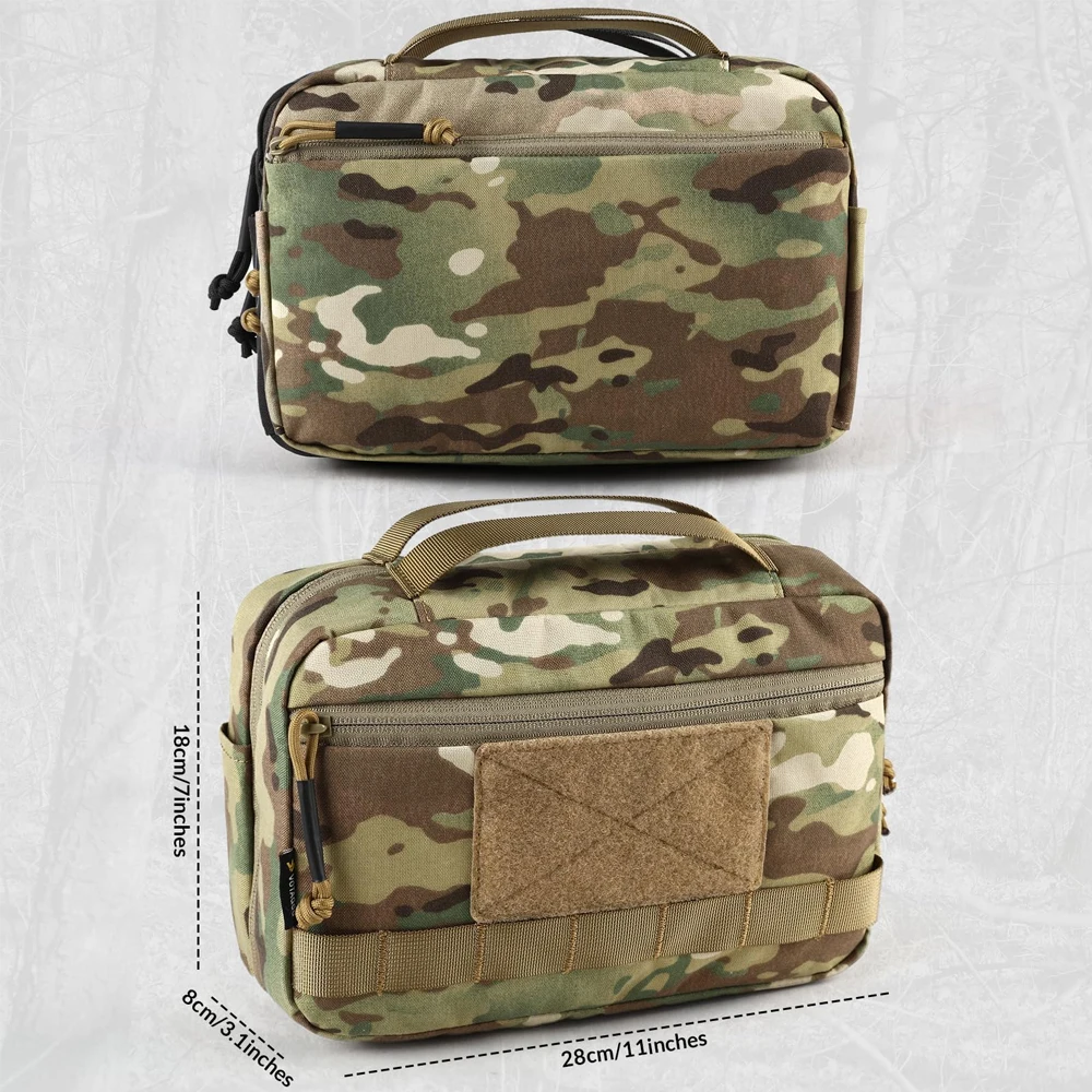 Bolsa de aseo táctica MOLLE EDC compacta hombre para camping - imagen 4