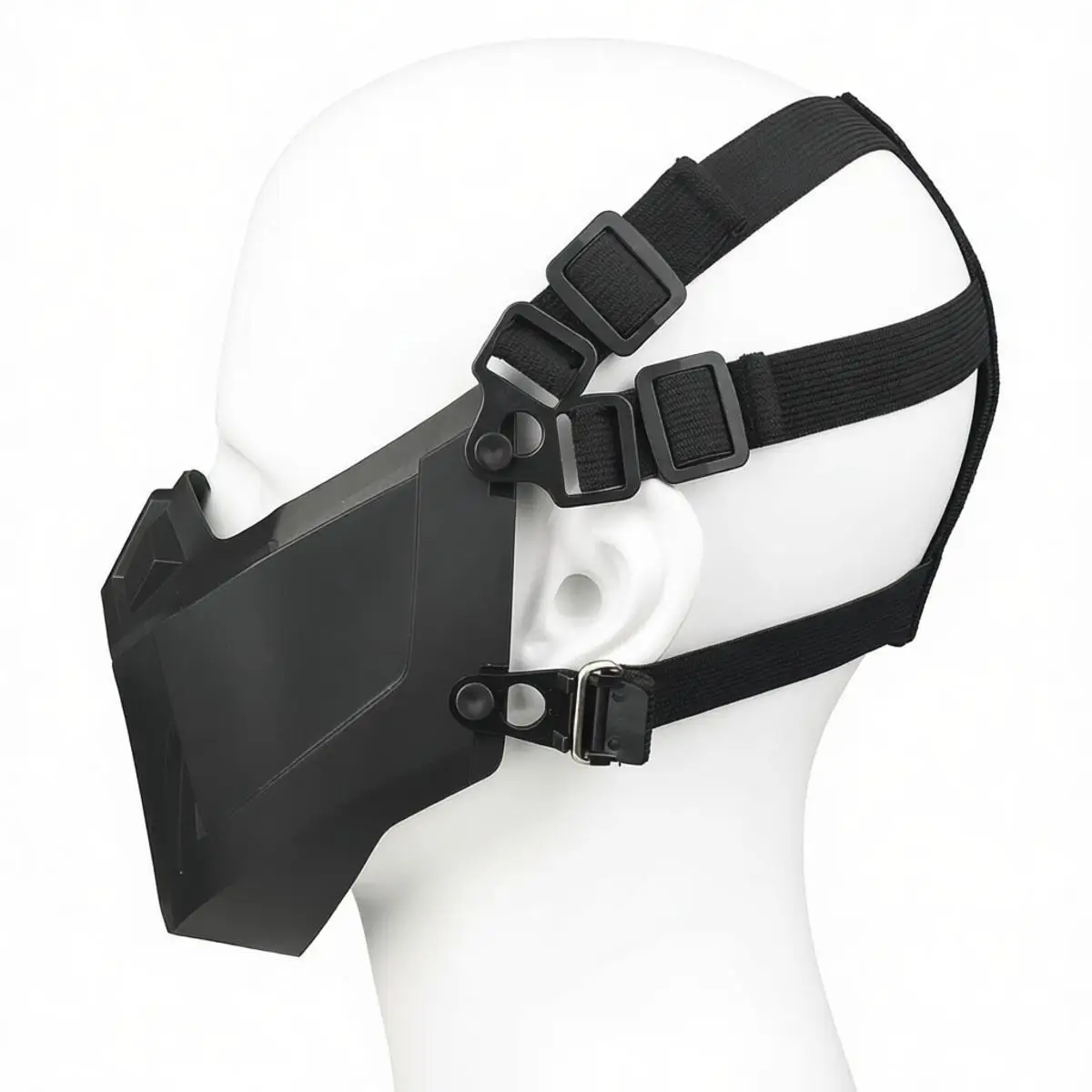 Perfil bajo para integrarla con casco
