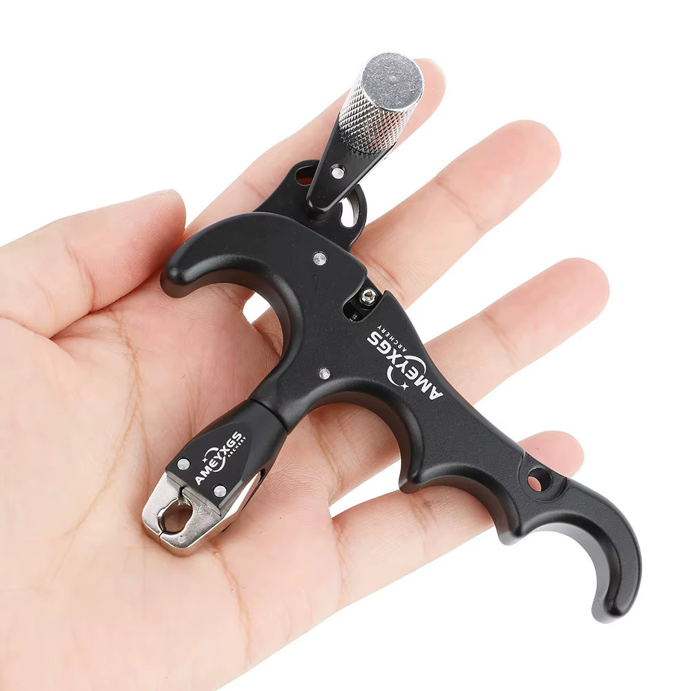 Empuñadura de aluminio para arco compuesto con liberación 4 dedos - imagen 2