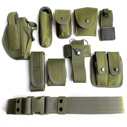 Cinturón táctico MOLLE con funda para Colt 1911