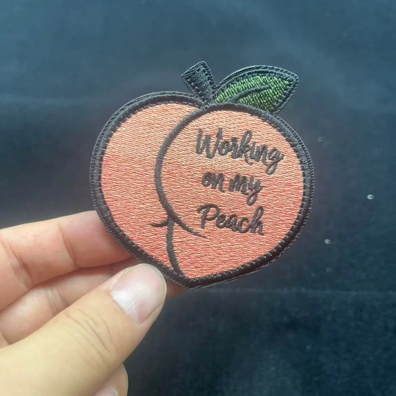 Aplicación del parche en mochila