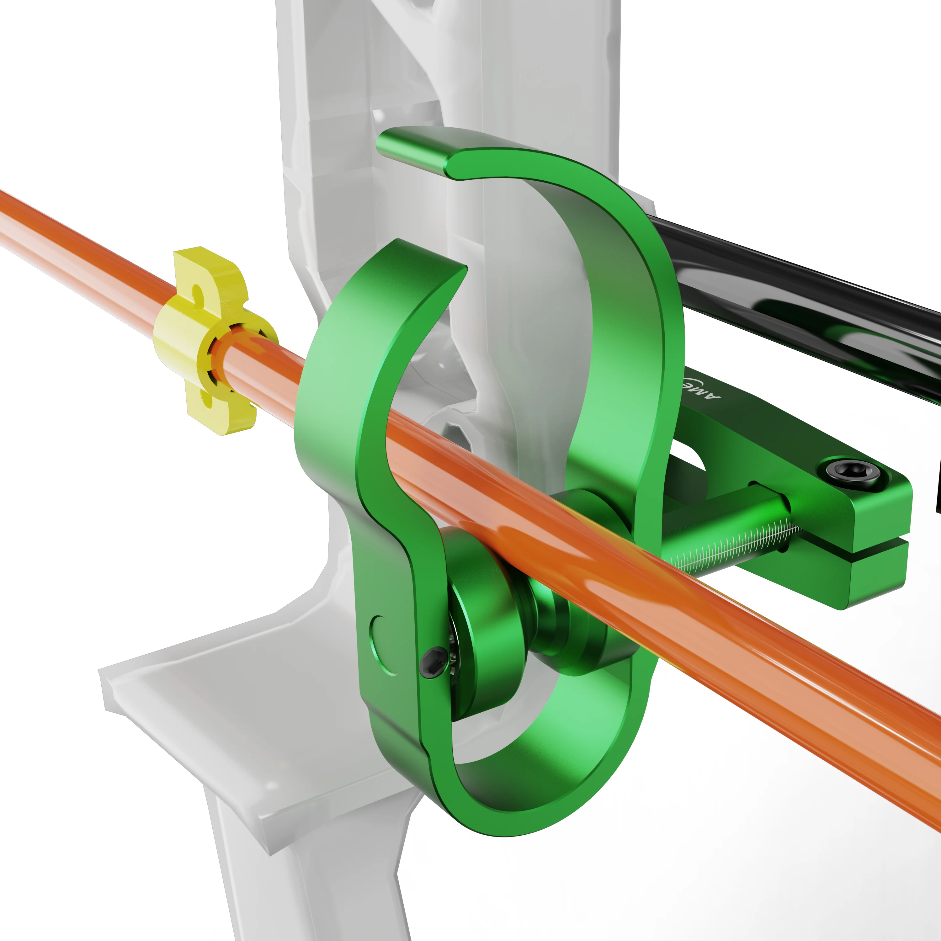 Apoyo de flechas aluminio para arco compound zurdos diestro - imagen 3