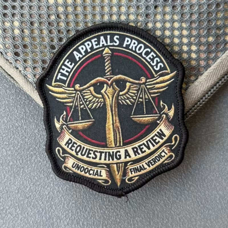 Parche táctico morale impreso con velcro para mochilas y ropa - imagen 4