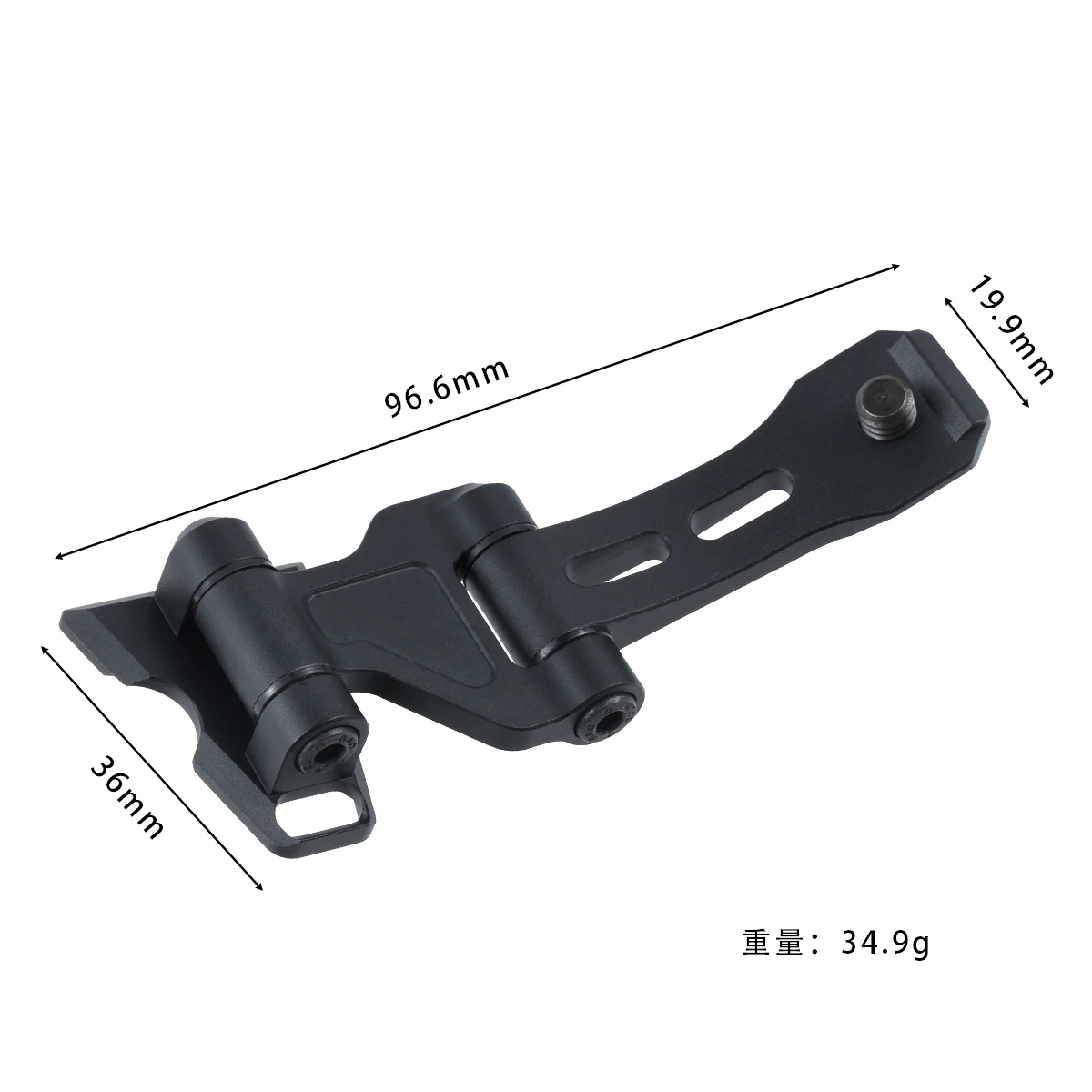 Wilcox soporte J-arm metálico para NVG AN/PVS-14 visión nocturna - imagen 3