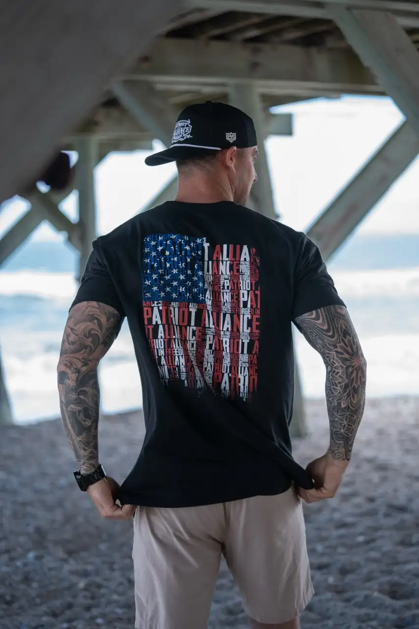 Patriot Alliance PA Stars & Stripes – Camiseta táctica unisex - imagen 3
