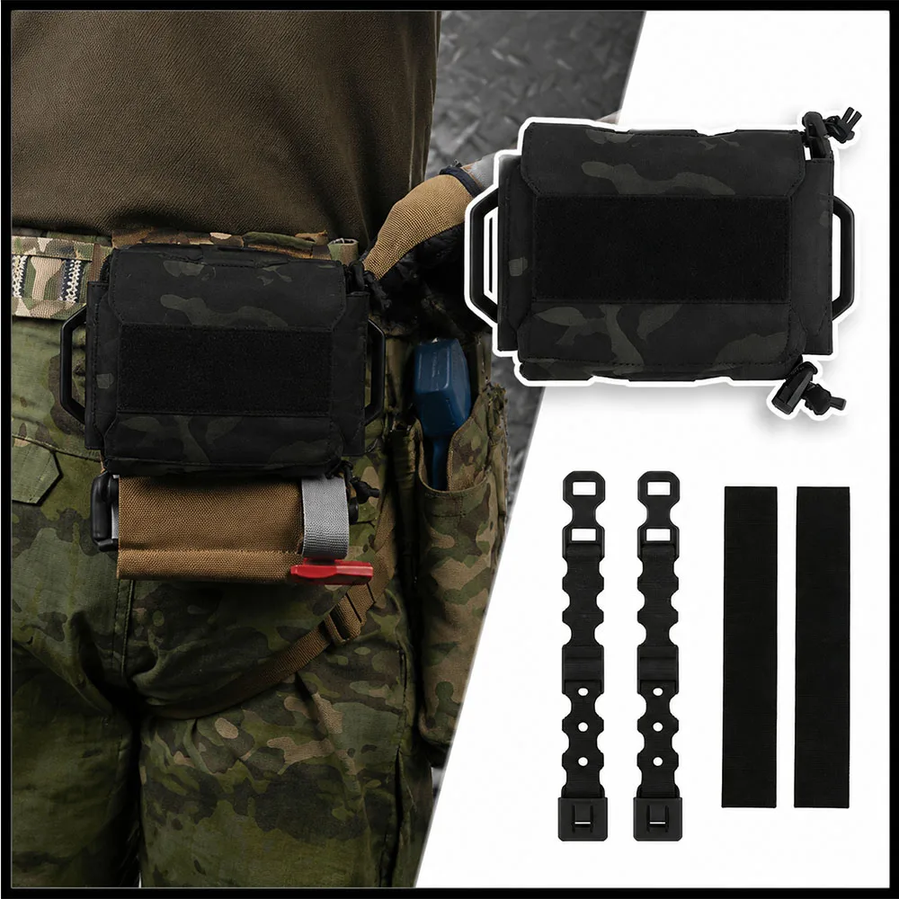 Bolsa IFAK Táctica Modular MOLLE – Kit Primeros Auxilios con Liberación Rápida
