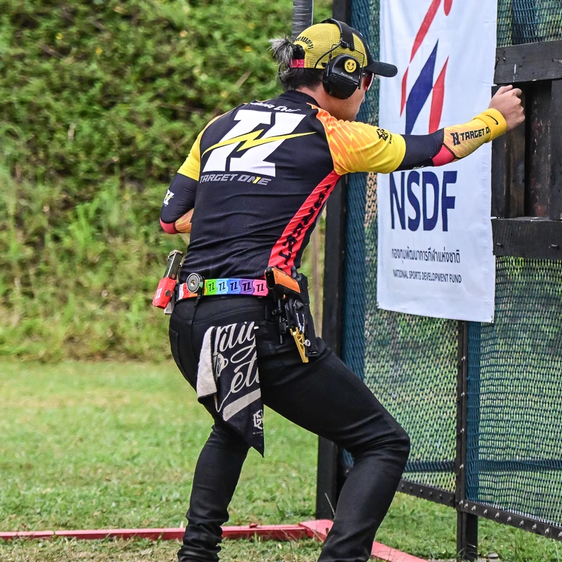 Cinturón táctico IPSC/IDPA entrenamiento tiro competición modular MOLLE - imagen 5