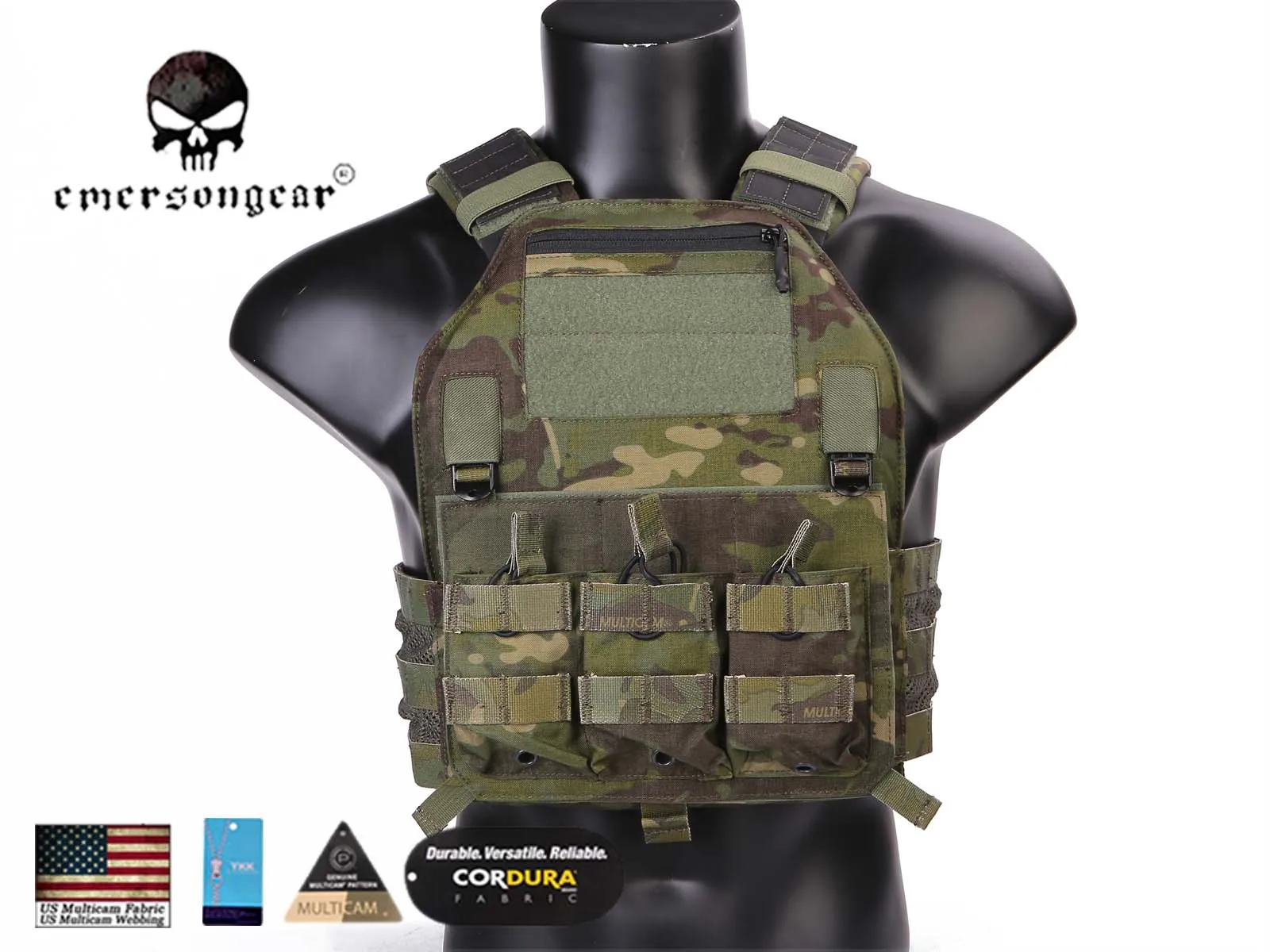 Emersongear 420 Portaplacas táctico MOLLE de combate - imagen 3