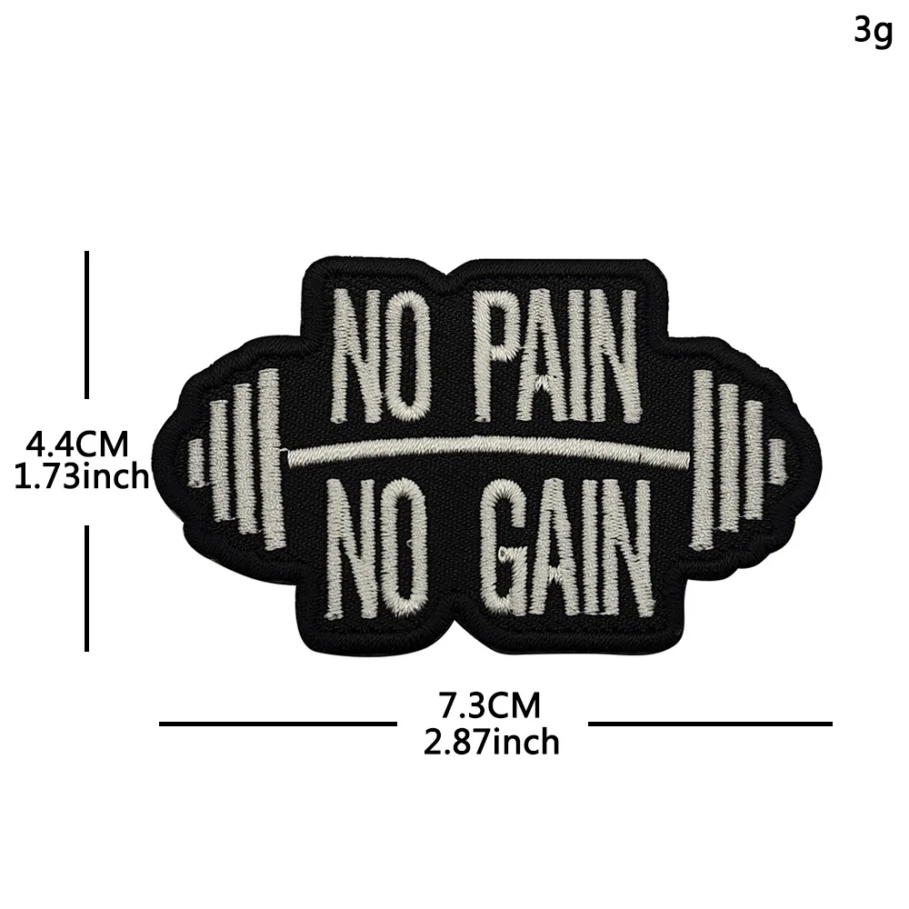 Parche táctico de velcro con letras inglesas para mochila - imagen 4