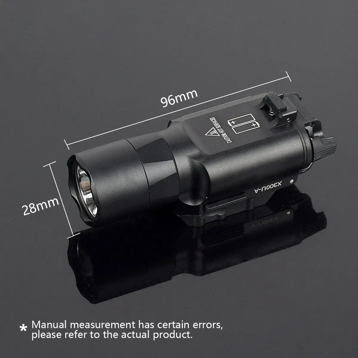 Surefire X300 luz táctica LED estroboscópica de metal Picatinny
