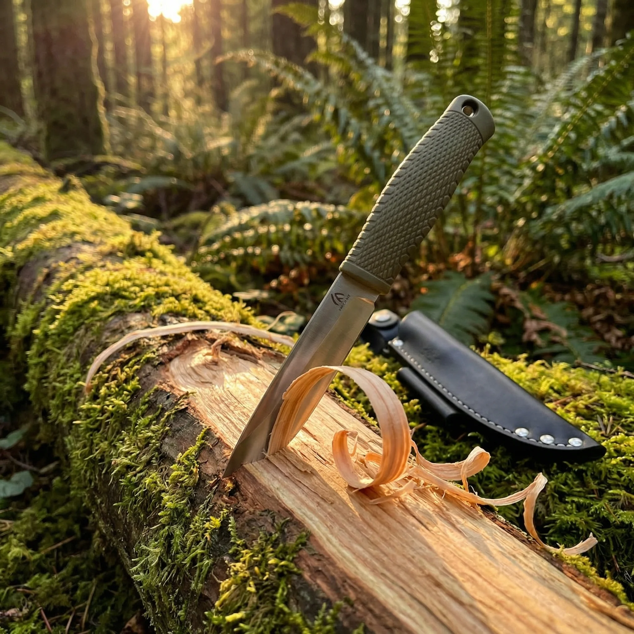Cuchillo exterior con funda