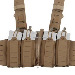Chaleco táctico de desmontaje rápido, MOLLE para airsoft y paintball
