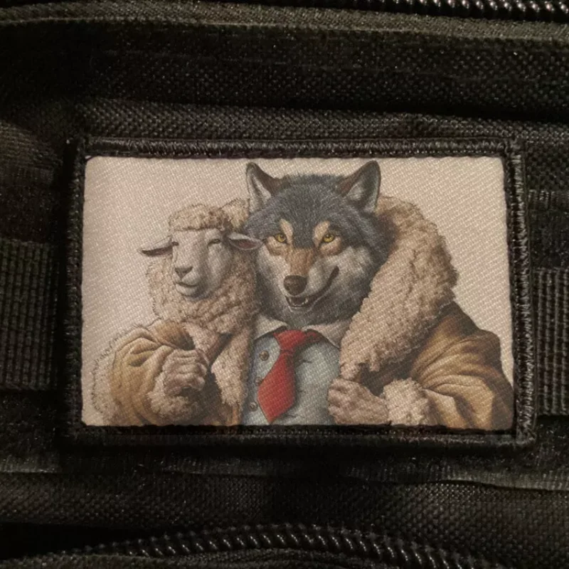 Parche moral táctico velcro – Diseño divertido para Equipo MOLLE - imagen 4