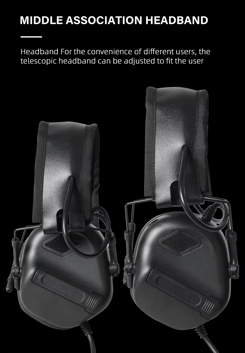 BOOIU Auriculares tácticos comunicación sin cancelación de ruido - imagen 2