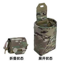 Cinturón táctico MOLLE Airsoft desmontable con bolsos porta-cargadores