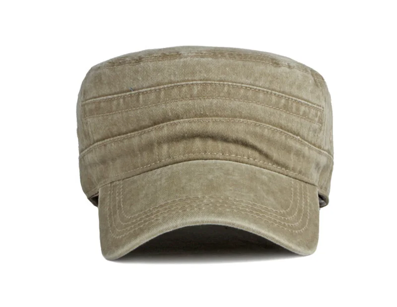 Gorra plana estilo ejército para uso casual