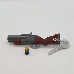 Llavero M79 lanzagranadas impreso en 3D, juguete táctico coleccionista