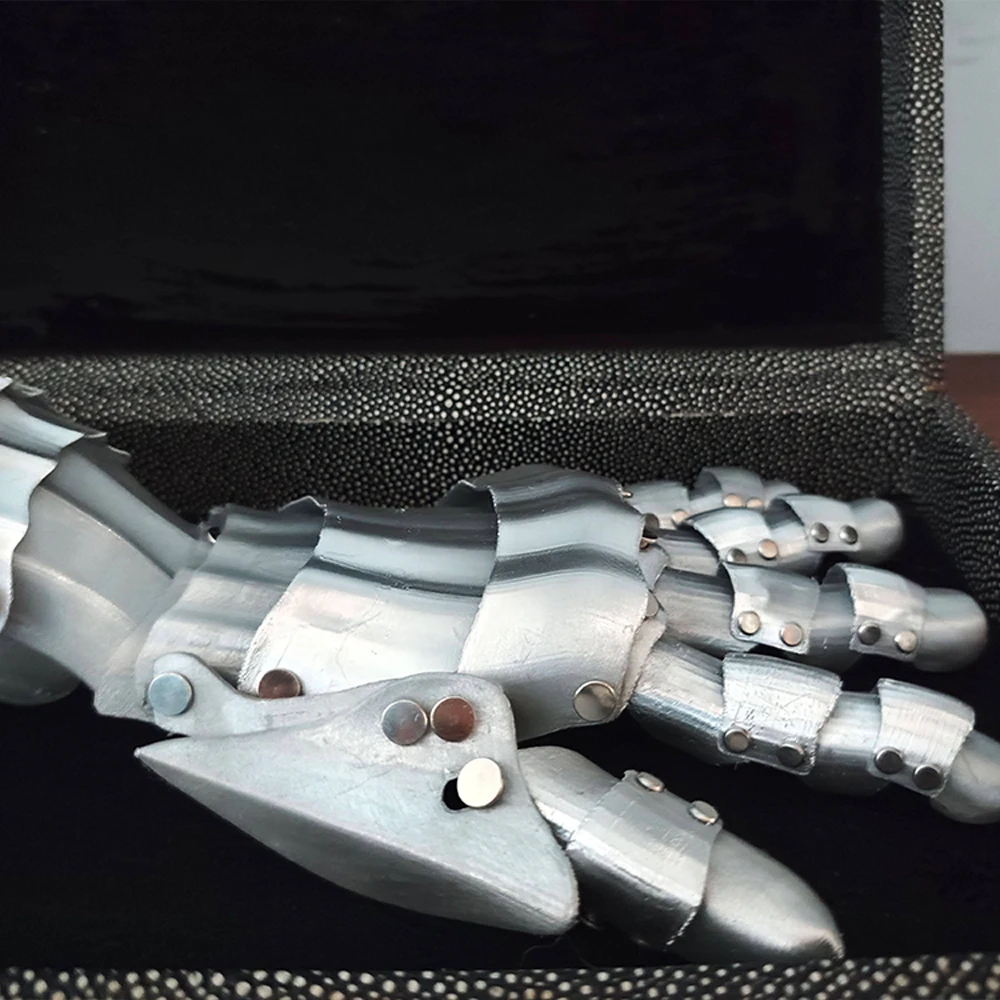 Guantes armadura cyberpunk impresión 3D cosplay gótico - imagen 5