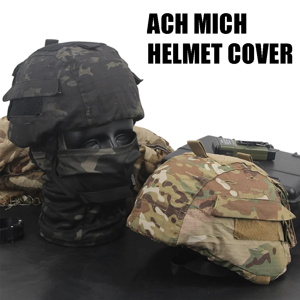Funda táctica compatible MICH ACH para casco airsoft
