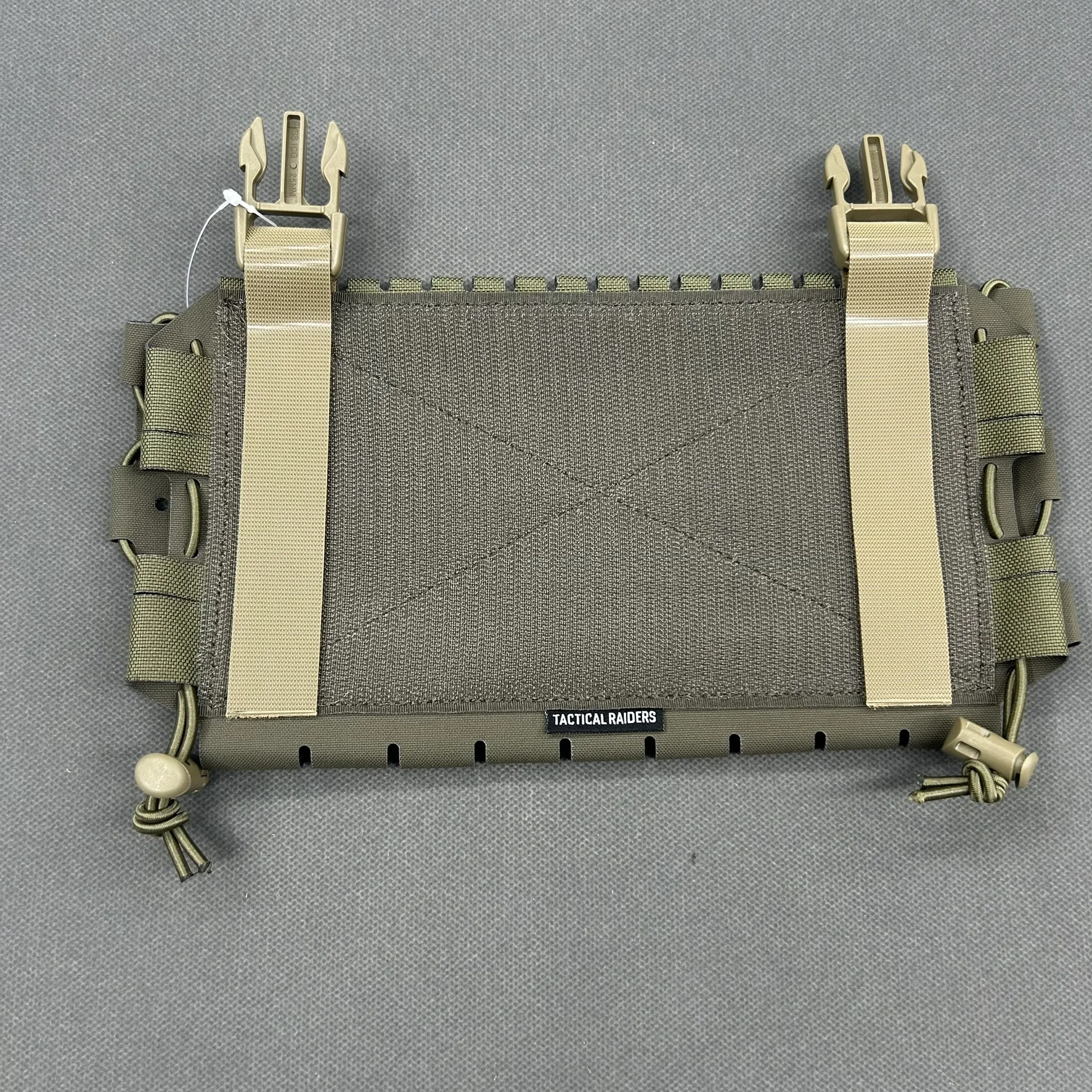 Adaptador MOLLE panel frontal táctico para portaplacas y chaleco - imagen 5