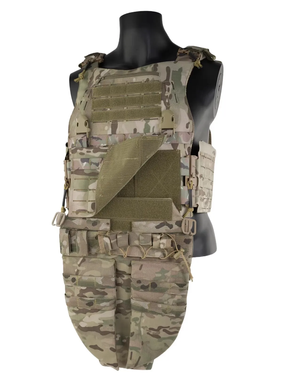 Chaleco táctico Tom ARS MOLLE y protección de entrepierna - imagen 4